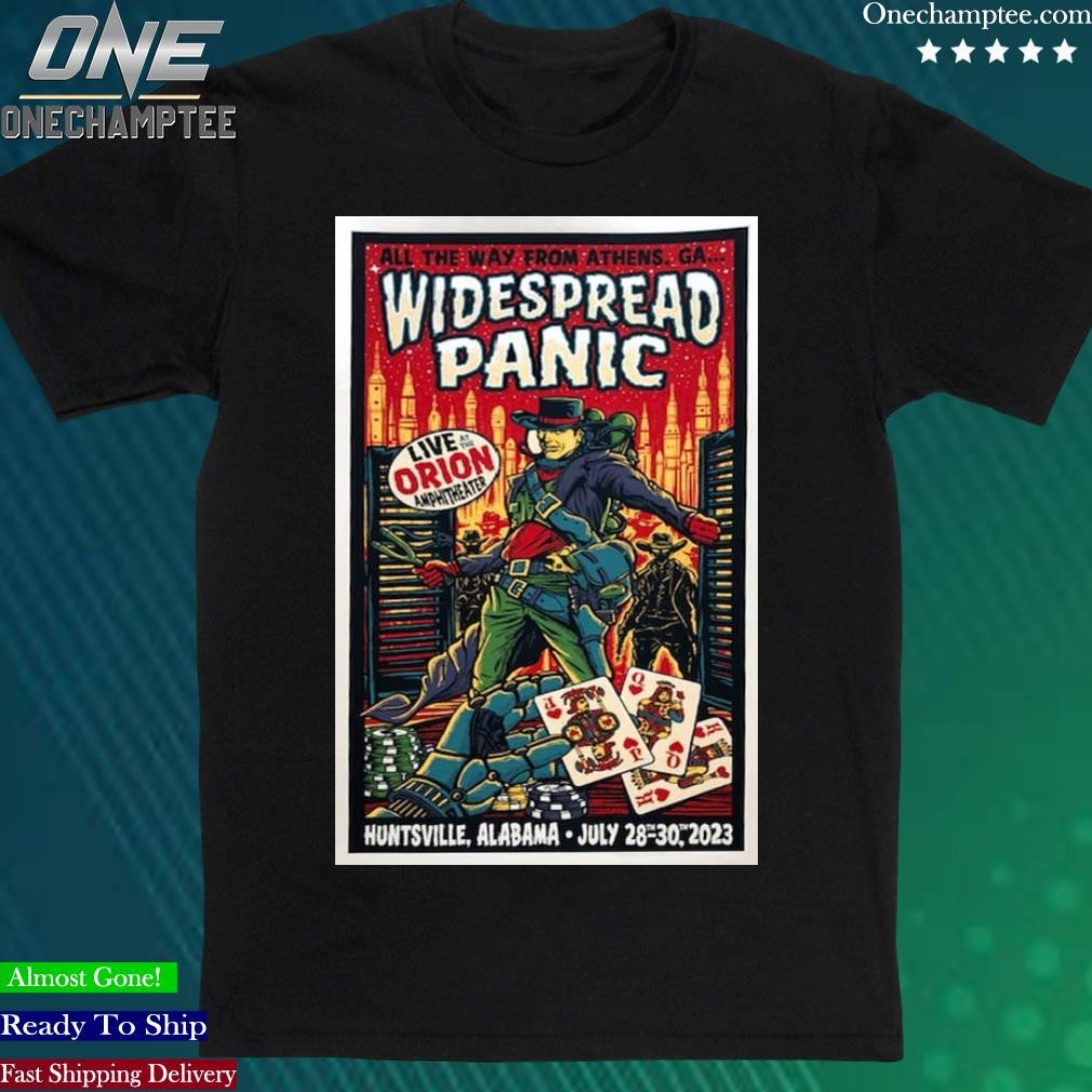 2023 Widespread Panic Tour Huntsville Al Event Tee Shirt