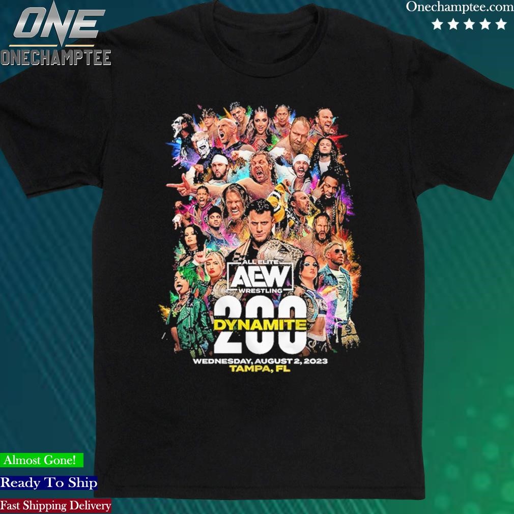 Official aEW Dynamite 200 Event Shirt