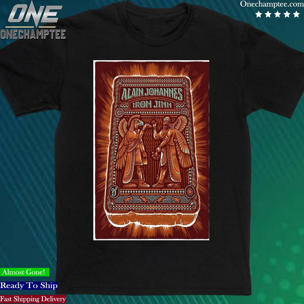 Official alain Johannes And Iron Jinn September 2023 will do a handful of shows in Europe Poster shirt
