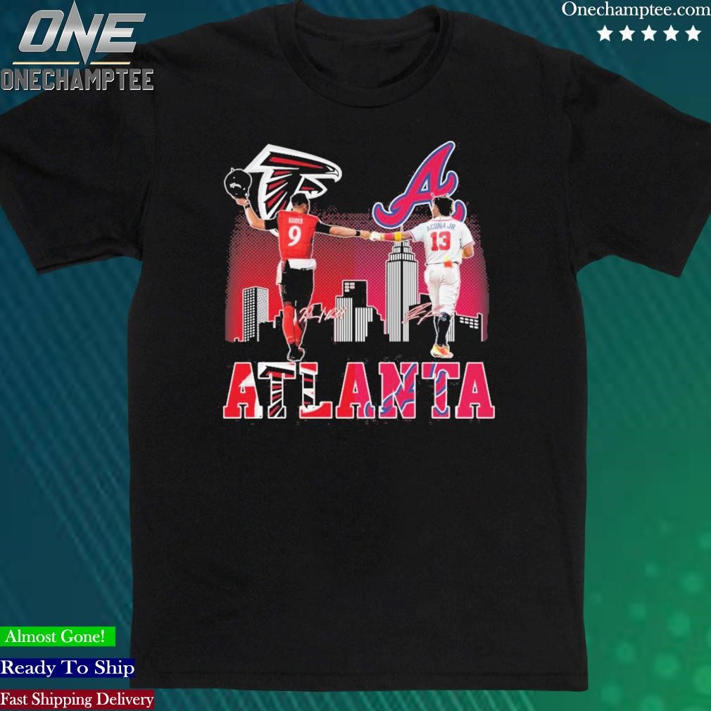 Atlanta Falcons Ridder And Braves Acuna Jr City Champions T Shirt - Growkoc