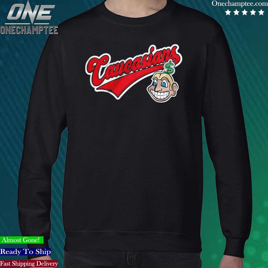 Official Bomani Jones Wearing Caucasians Shirt Sweatshirt - Shibtee Clothing