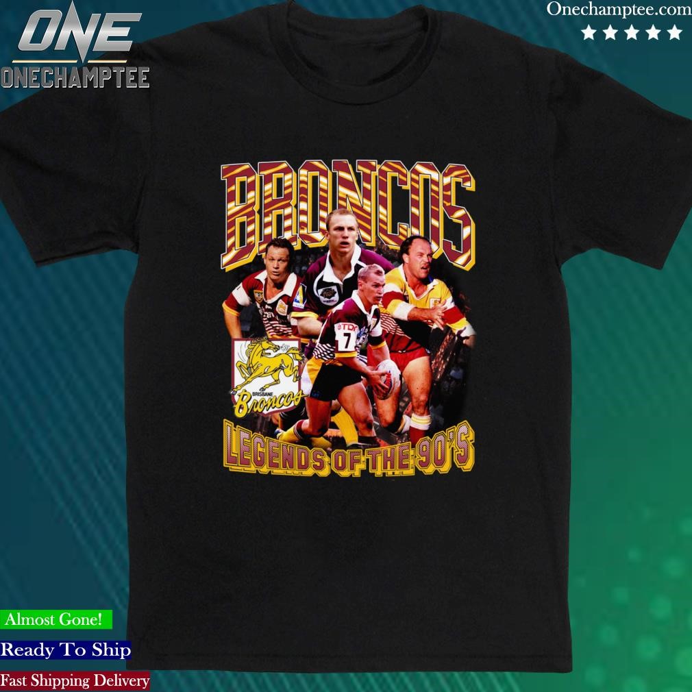 Official brisbane Broncos Legends Graphic Shirt