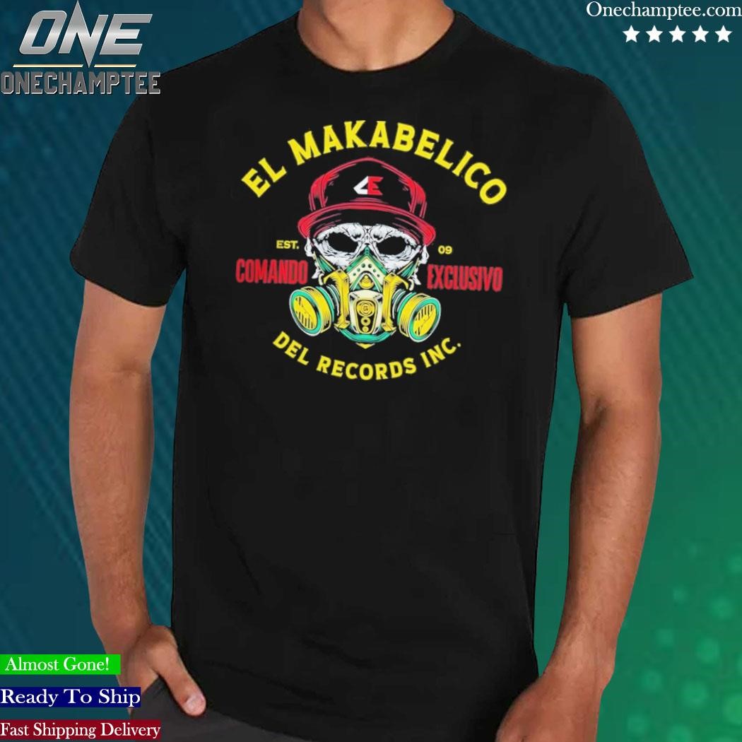 Official del Records Store El Makabelico Gas Mask T Shirt, hoodie, long  sleeve tee