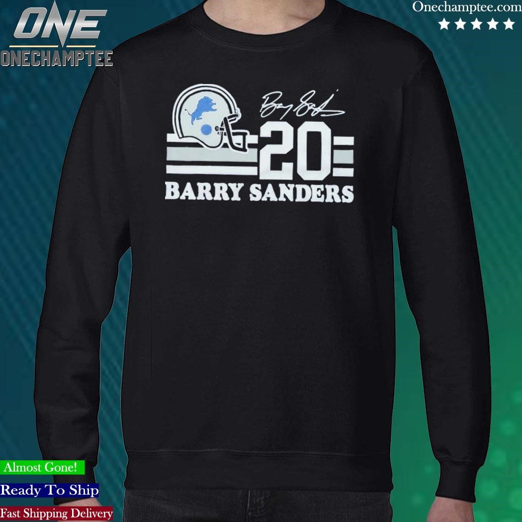 Barry sanders black detroit lions 2023 shirt, hoodie, sweater, long sleeve  and tank top