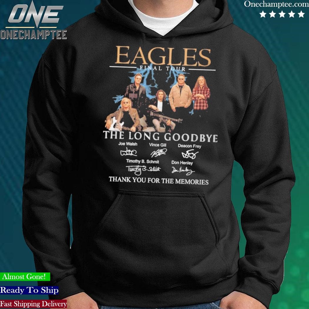 Eagles Band 2023 Tour Shirt The Long Goodbye Final Rock Sweatshirt T-Shirt  - DadMomGift