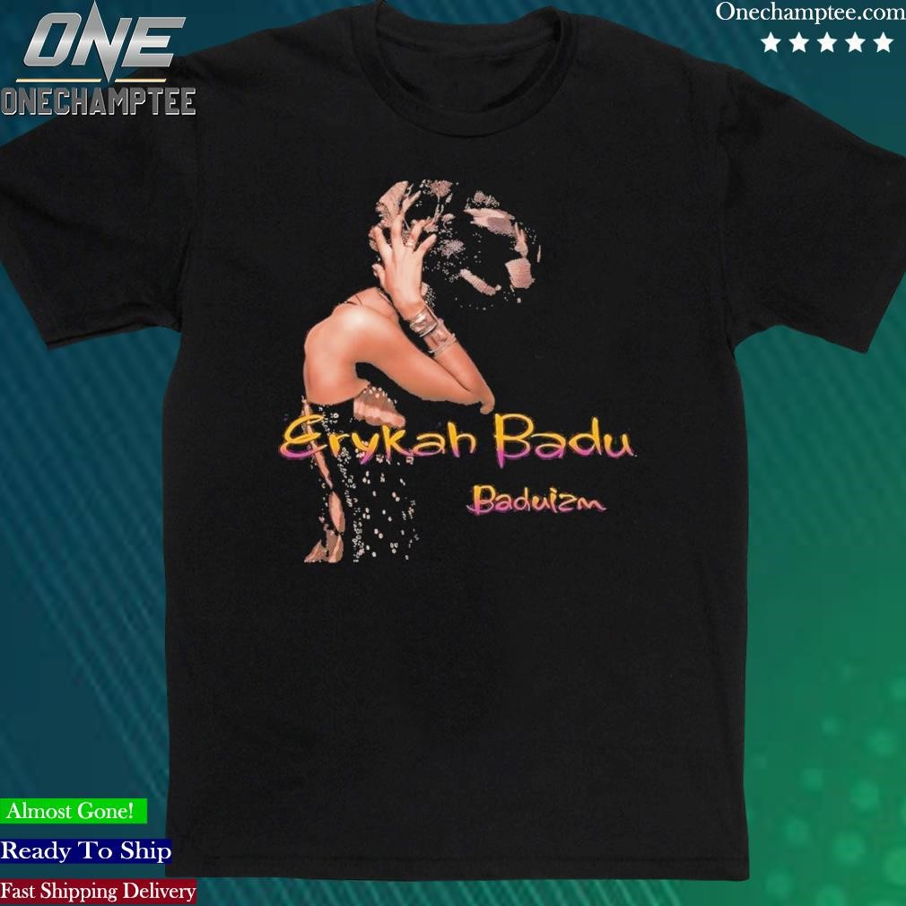 Official erykah Badu Baduizm Merch, Erykah Badu Europe Tour Shirt