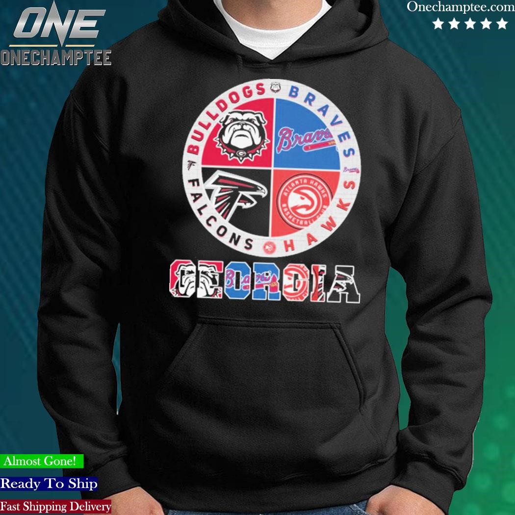 Official georgia circle logo sport teams falcons Bulldogs hawks braves shirt,  hoodie, sweatshirt for men and women