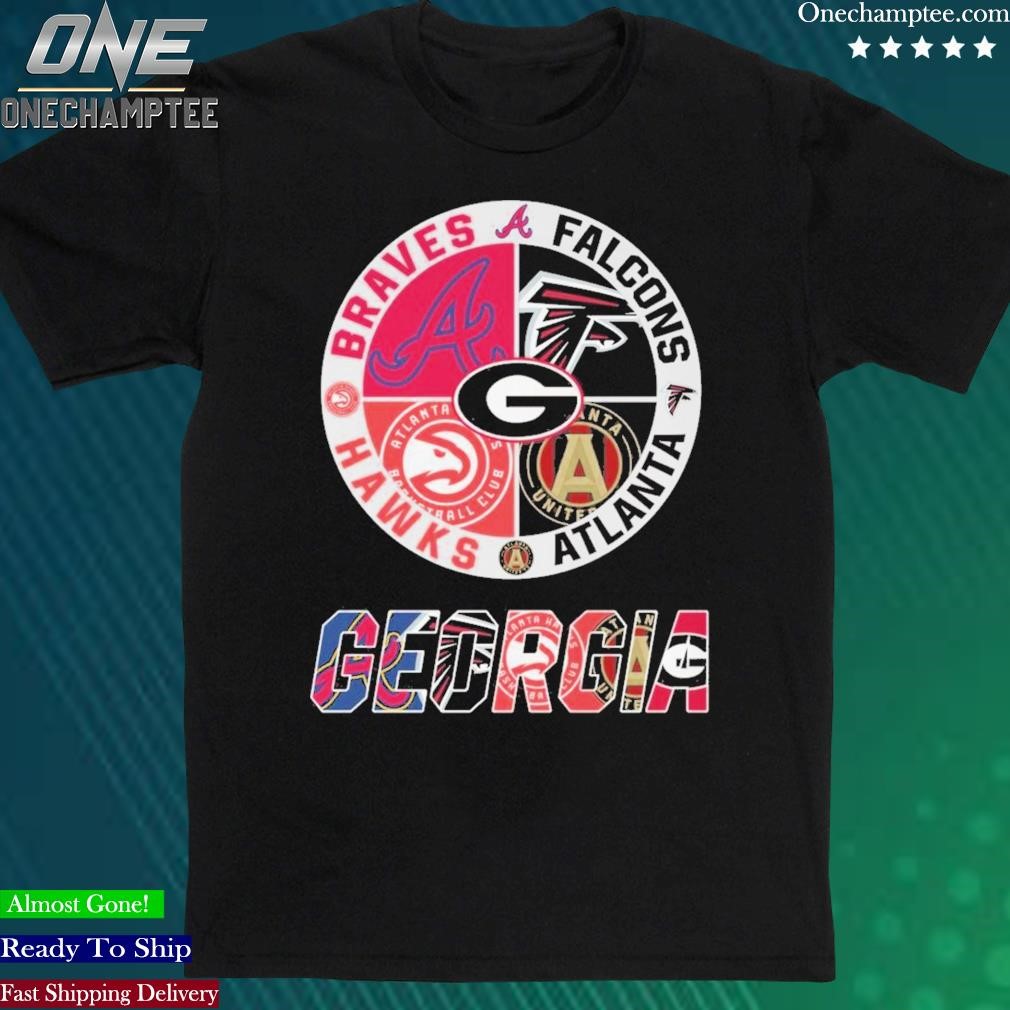 Georgia Bulldogs Braves Hawks City Champions Shirt