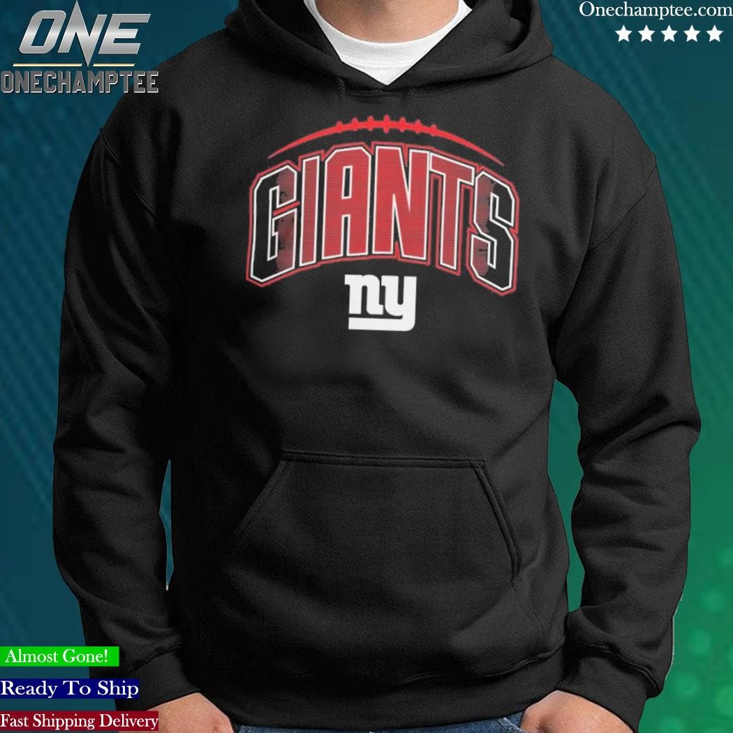 Giants Merch New York Giants Double-Up Pullover Hoodie