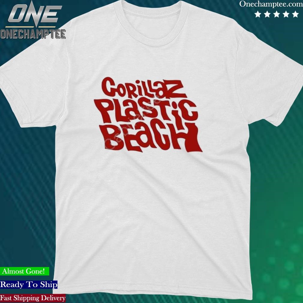 Official gorillaz Plastic Beach Shirt