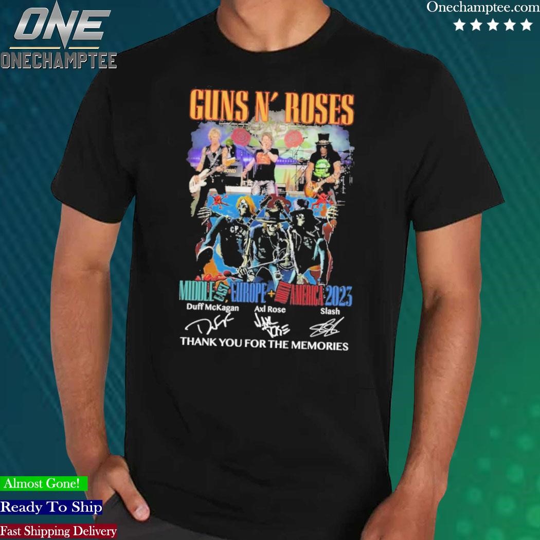 Official guns N Roses Thank You For The Memories Unisex T-Shirt