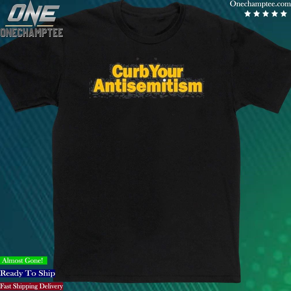 Official hamsaclub Curb Your Antisemitism shirt