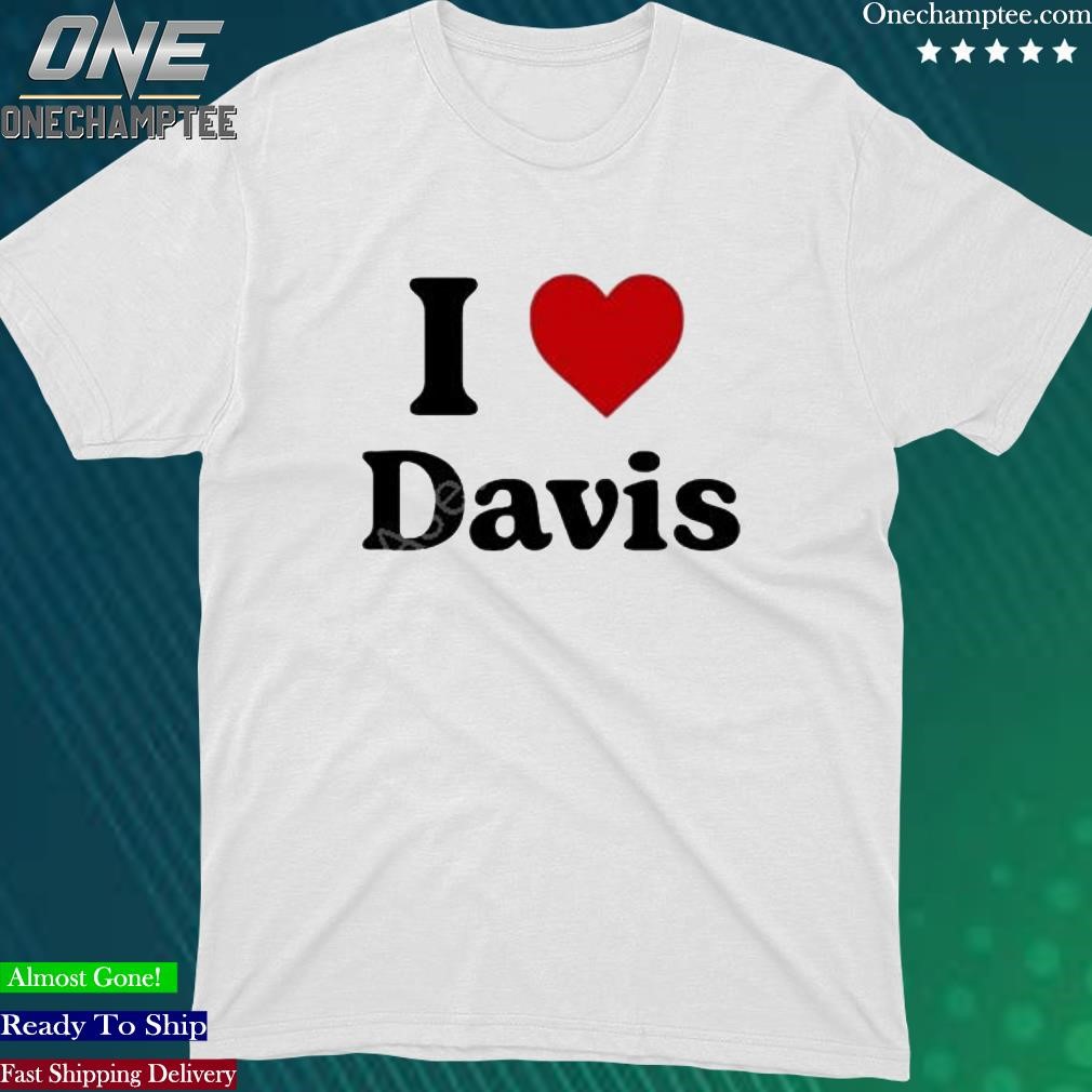 Official i Heart Davis Ellesong shirt