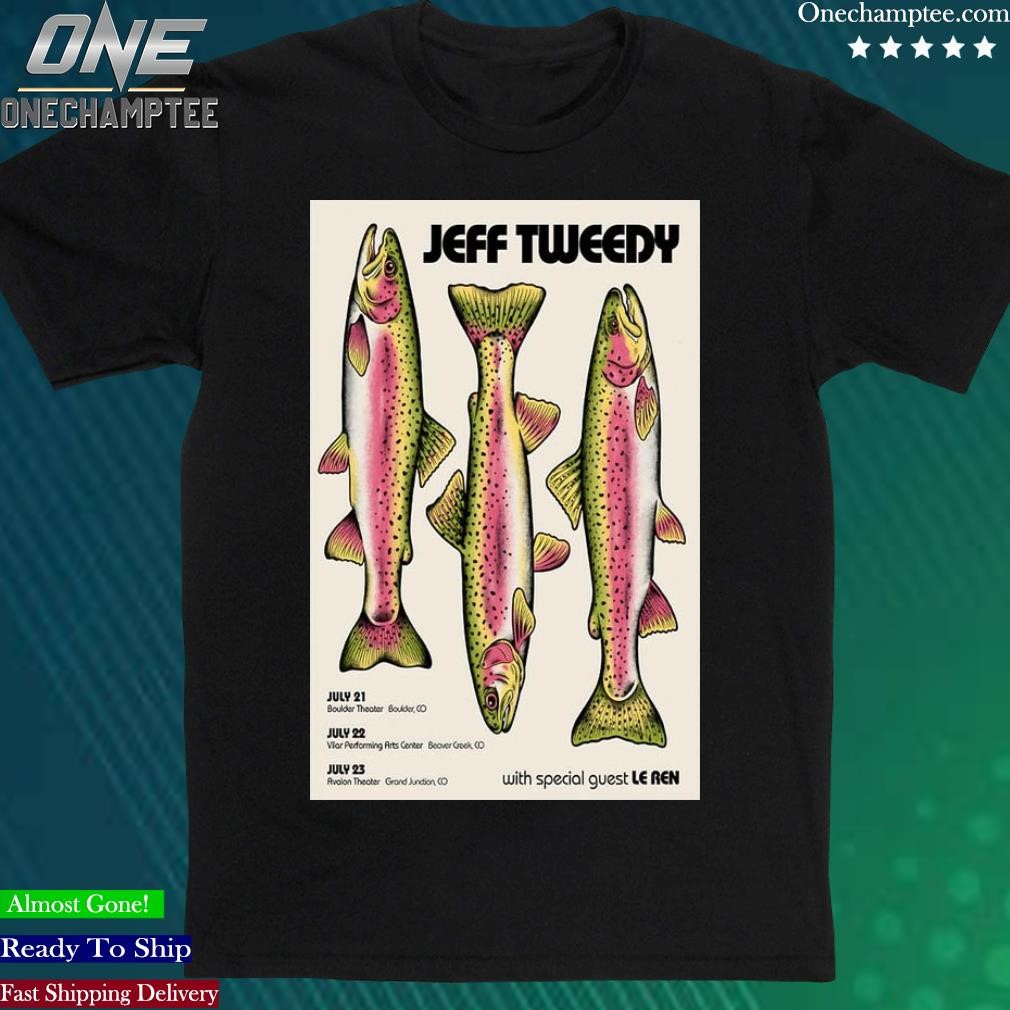 Official jeff Tweedy Summer Tour 2023 Colorado Poster shirt