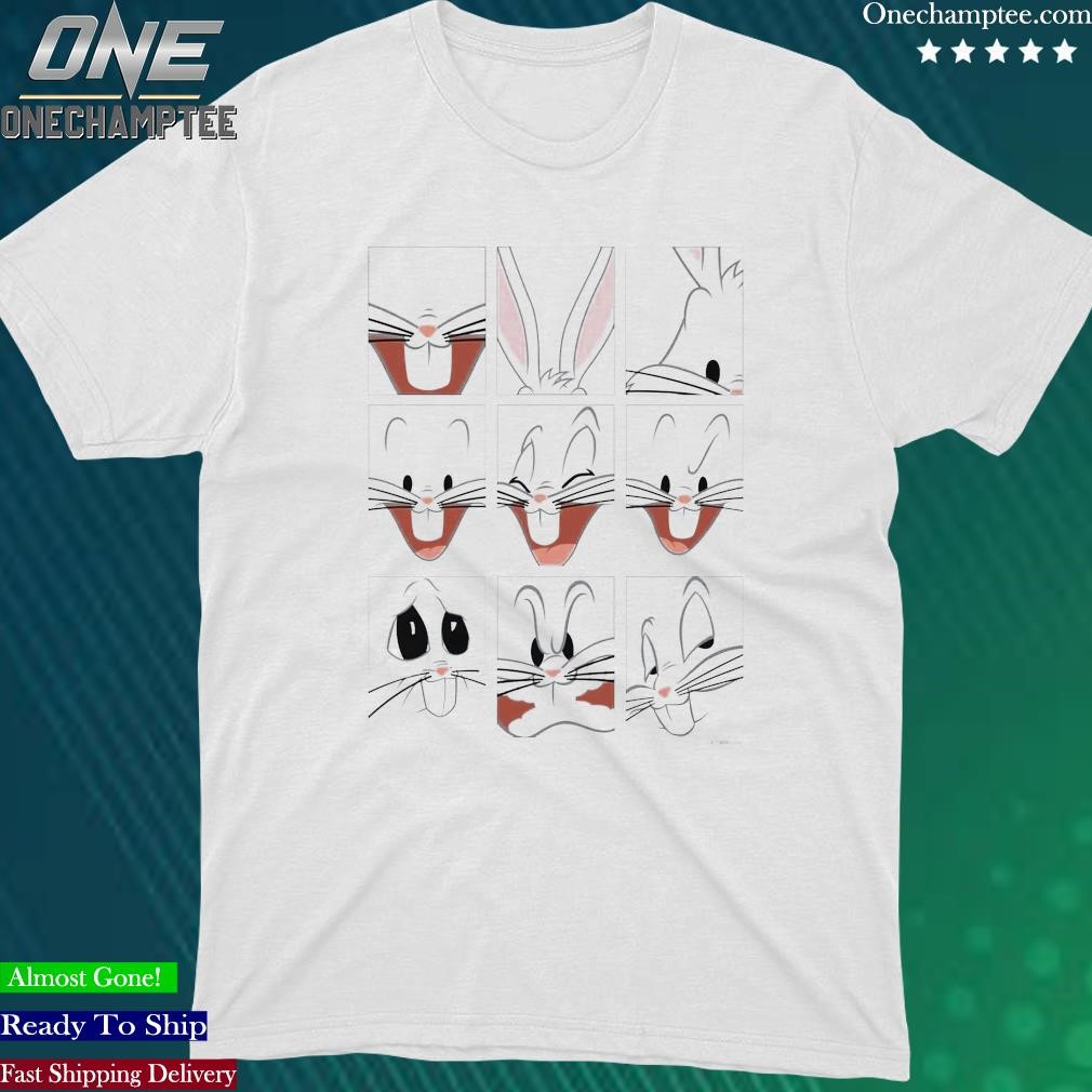 Official looney Tunes Bugs Bunny Emotions Shirt