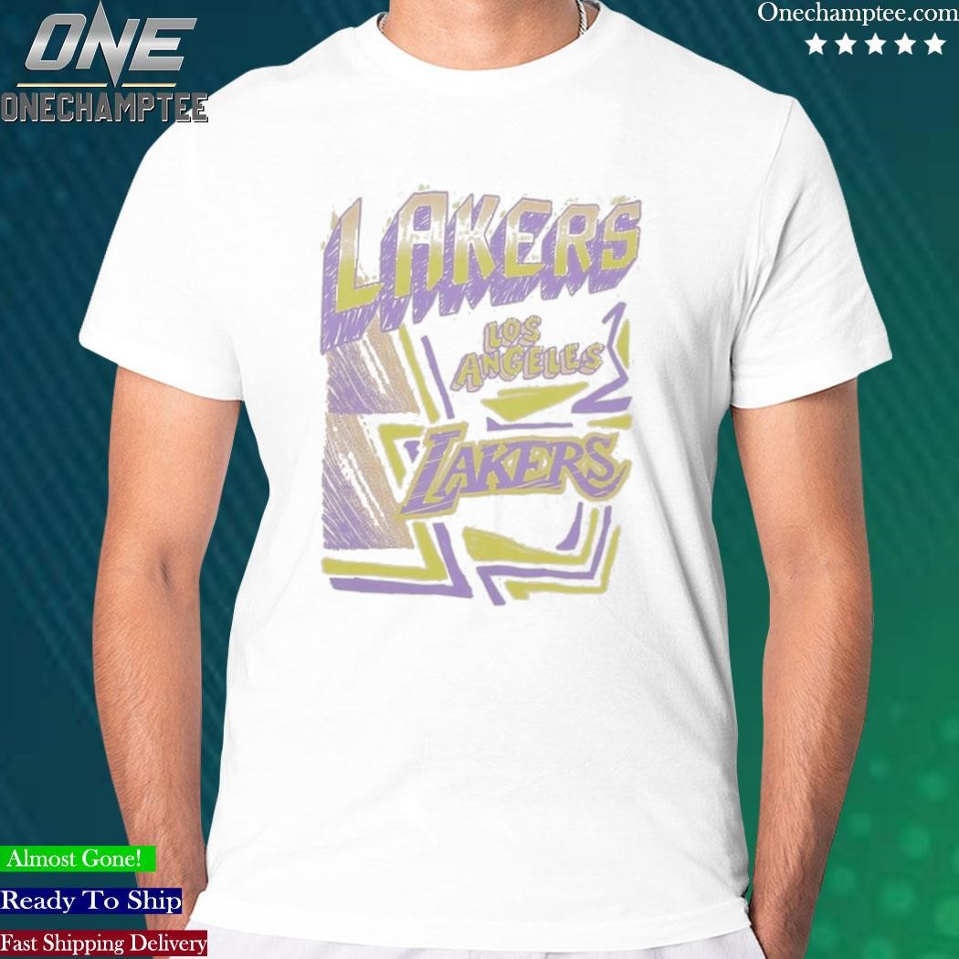 Mitchell & Ness Los Angeles Lakers Sidewalk Sketch Mens Long