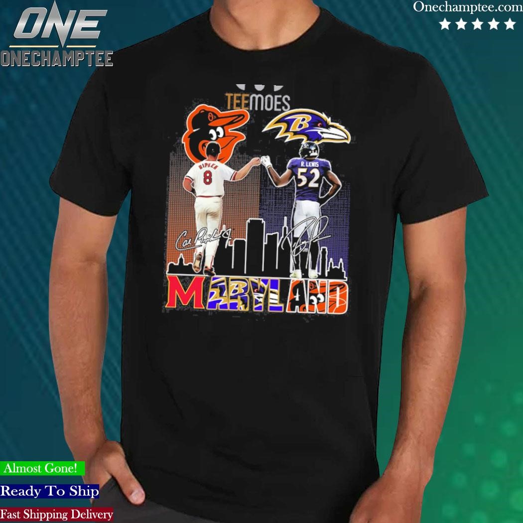 Maryland sport ripken orioles and lewis baltimore ravens shirt, hoodie,  sweater, long sleeve and tank top