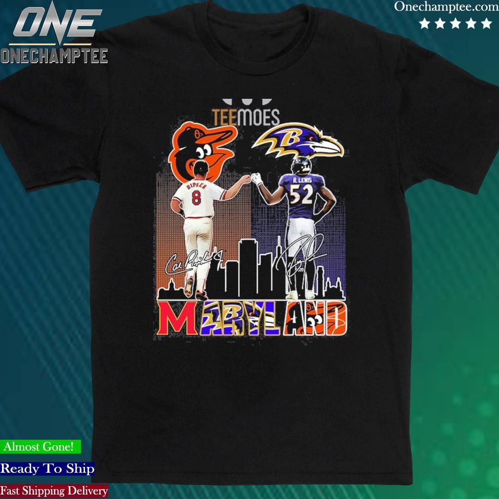 Official maryland Baltimore Ripken Orioles And Lewis Ravens Unisex Tshirt