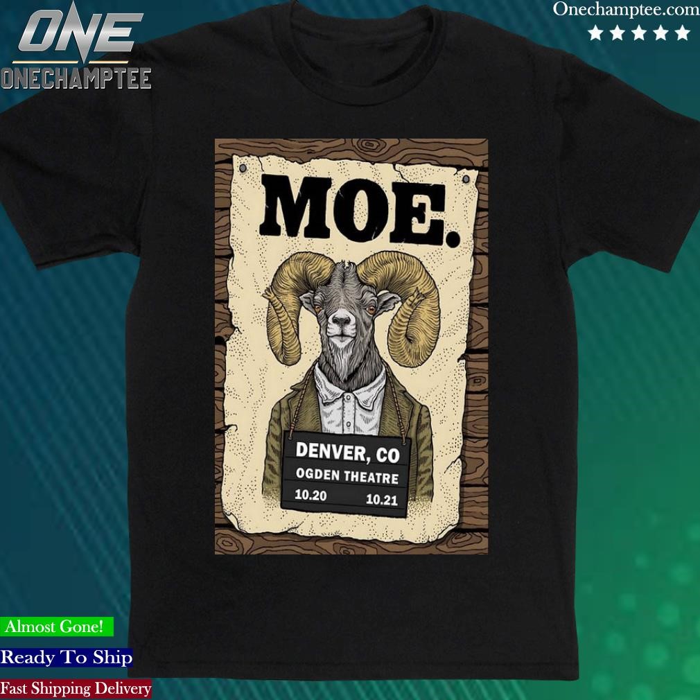 Official moe Band Tour Denver, Colorado October 20-21, 2023 Poster shirt