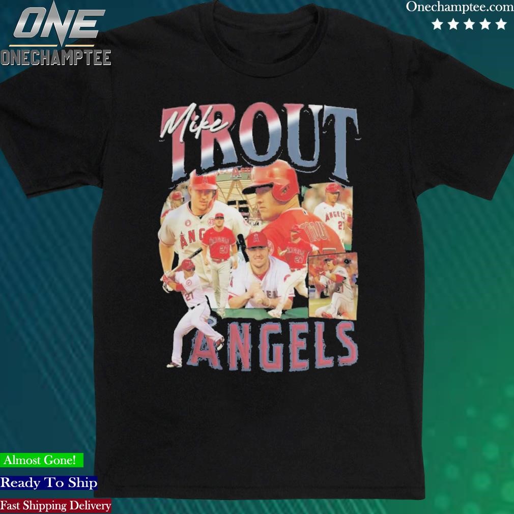 Mike Trout Vintage Shirt Mike Trout Bootleg Sweatshirt 90s Vintage