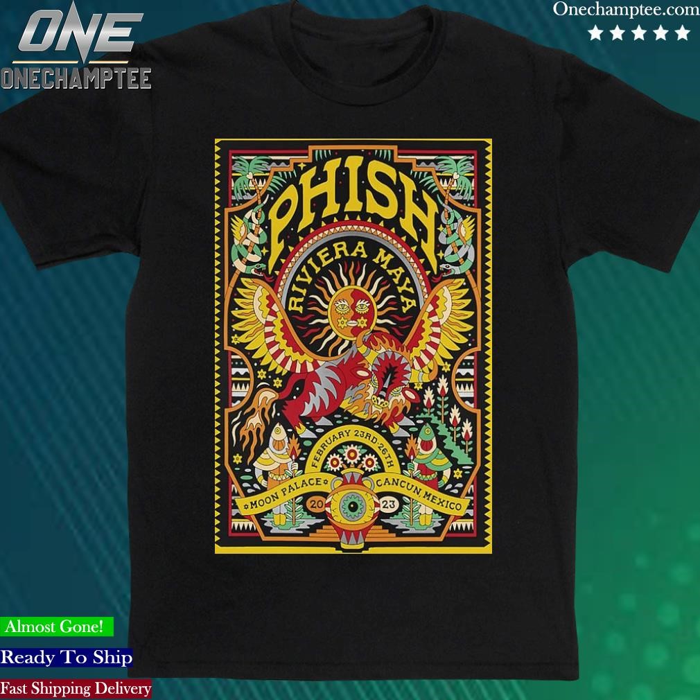 Official phish February 23-26 2023 Cancun, Mexico Poster Shirt