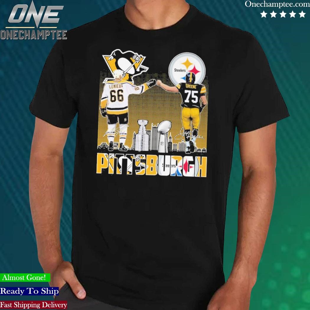 Official pittsburgh Penguins Lemieux And Steelers Greene City Champions  Shirt, hoodie, sweater, long sleeve and tank top