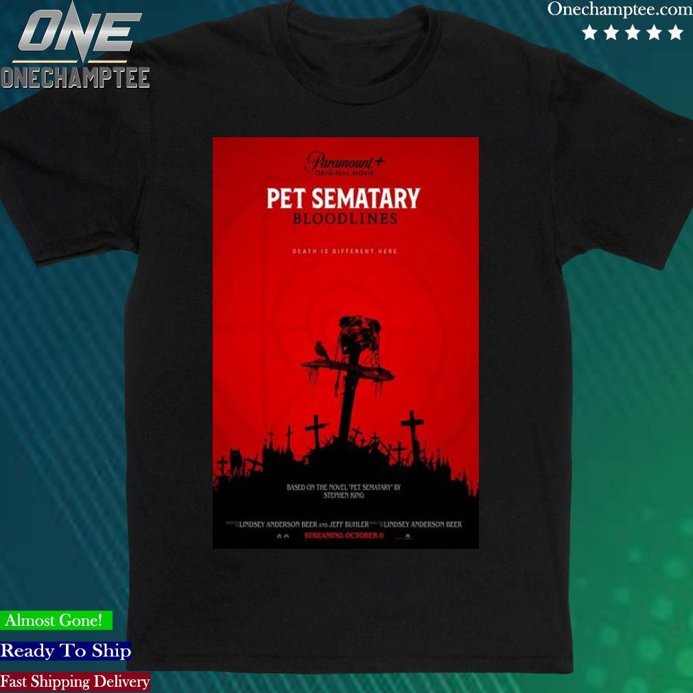 Official poster for Pet Sematary Bloodlines shirt