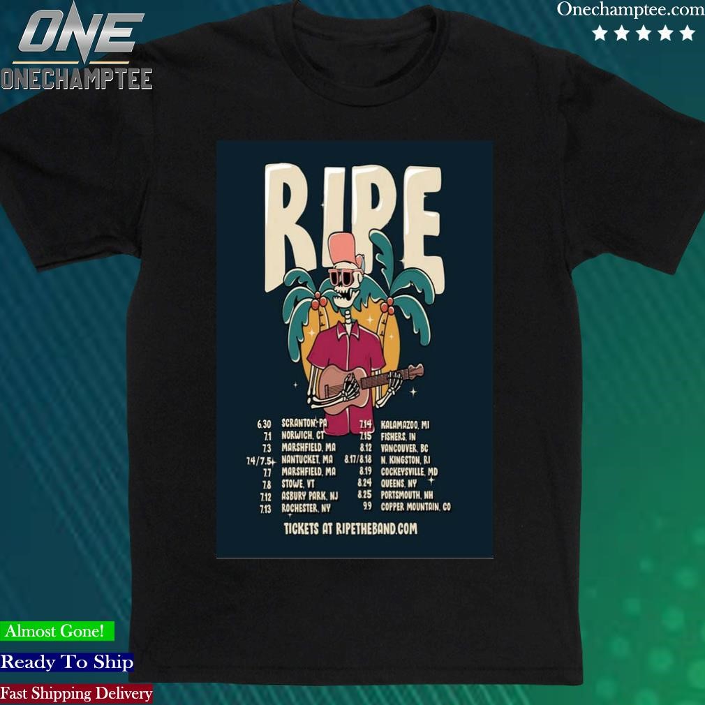 Official ripe Band Summer Tour 2023 Poster Shirt