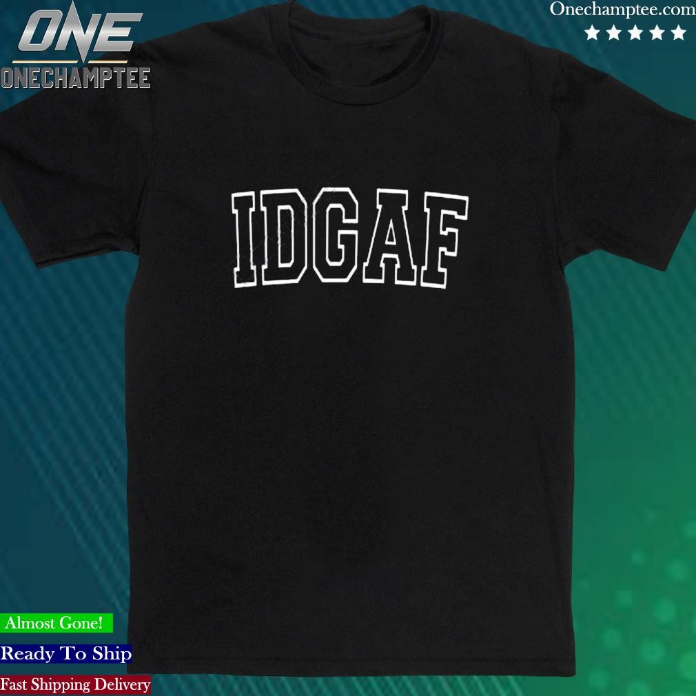 Official sadie Crowell IDGAF Coral T-Shirt