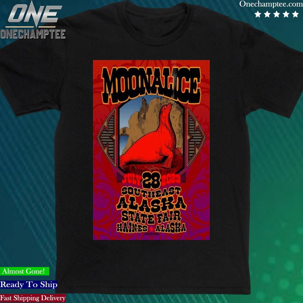 Official southeast Alaska State Fair Haines Alaska Show Moonalice 2023 Poster Shirt