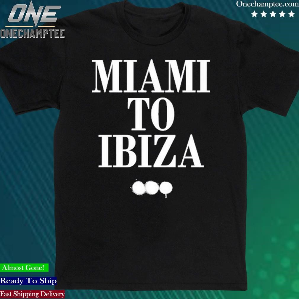 Official swedish House Miami To Ibiza Soft T-Shirt