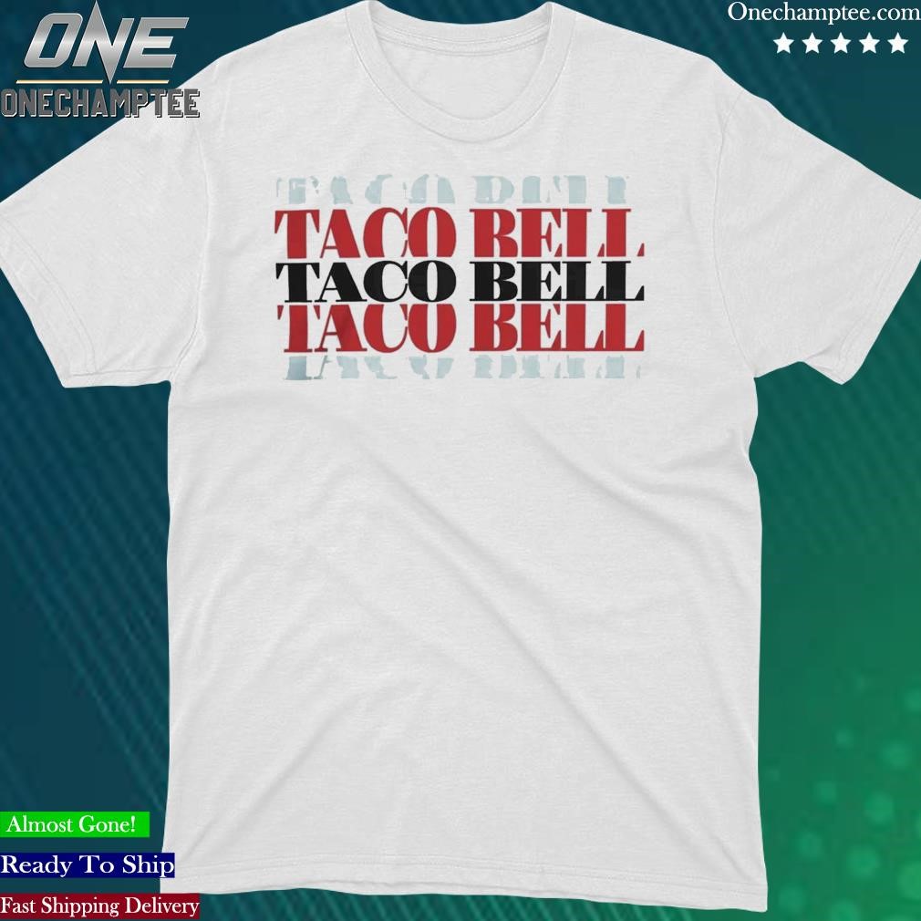 Official taco Bell Merch Store Typography Shirt