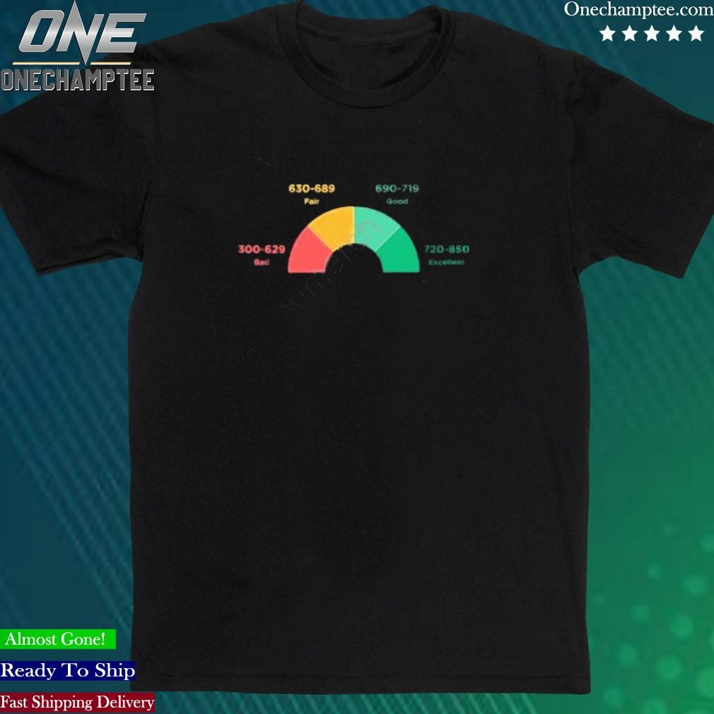 Official the Credit Score Meter shirt