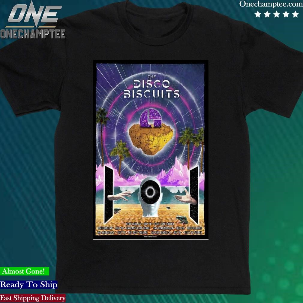 Official the Disco Biscuits West Coast Tour 2023 California Poster shirt