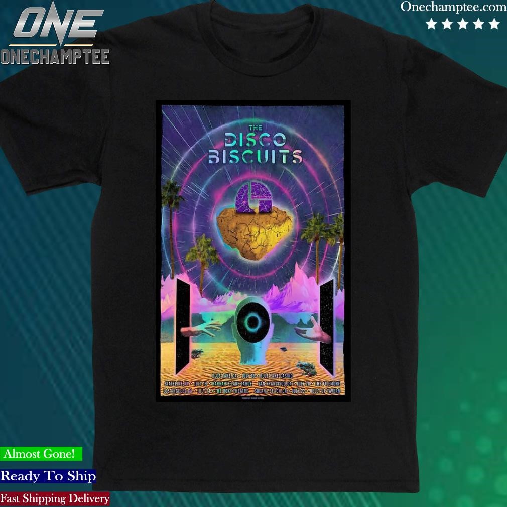 Official the Disco Biscuits West Coast Tour California shirt