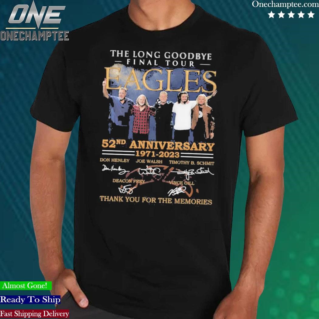 Best Eagles band 50th anniversary 1971-2021 thank you for the memories shirt