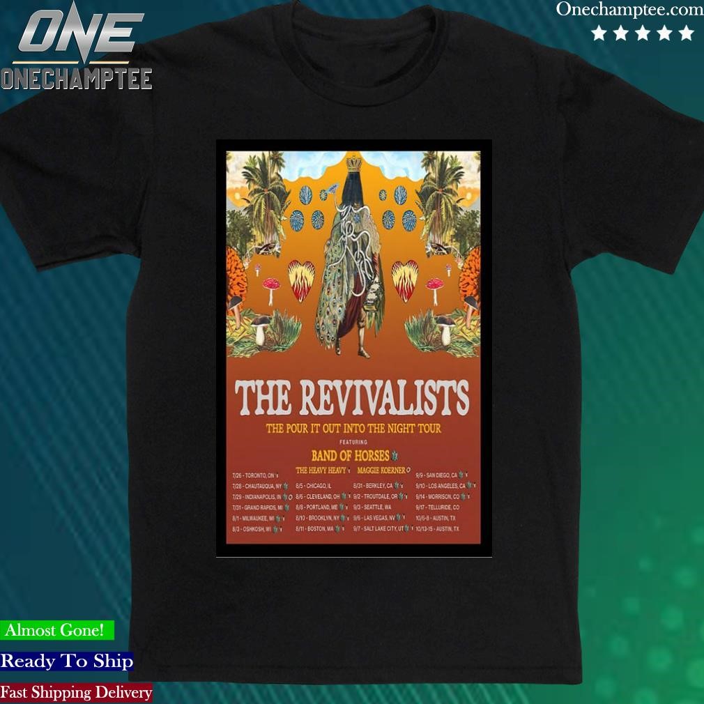 Official the Revivalists 2023 Tour Band of Horses And Head and The Heart Poster Shirt