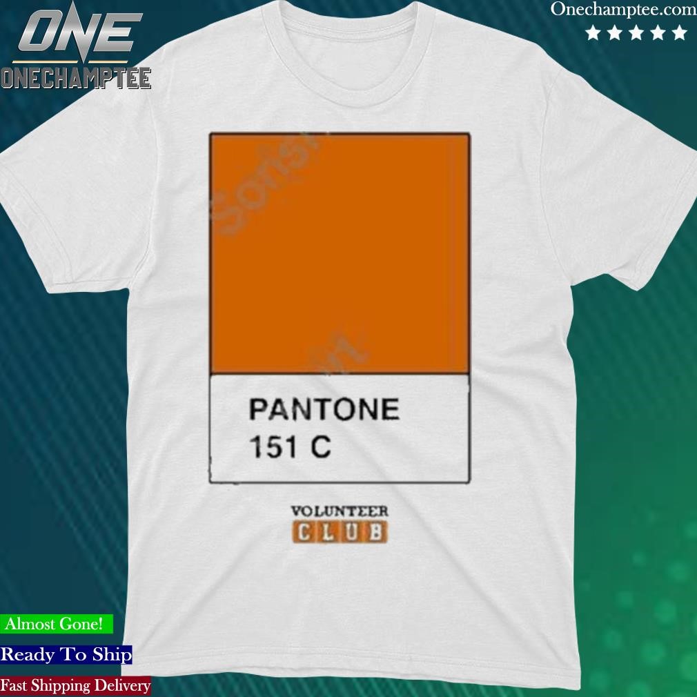 Official the Right Orange Pantone 151 C Volunteer Club T-Shirt