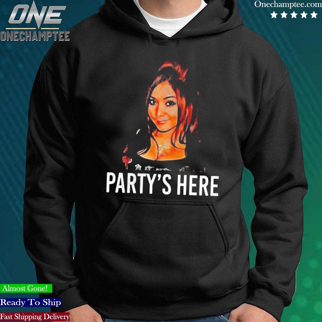 Official the Snooki Shop Party S Here T Shirt hoodie long sleeve tee