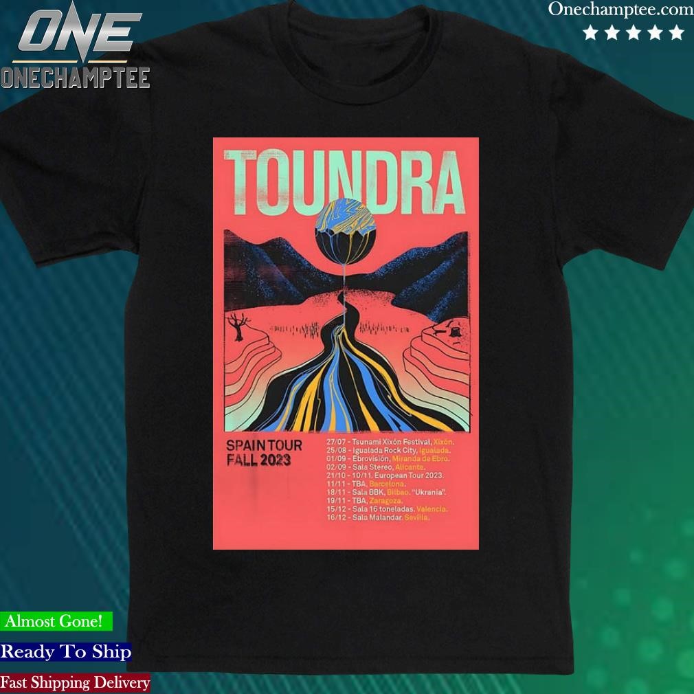 Official toundra Musical Band Spaon Fall 2023 Poster Shirt