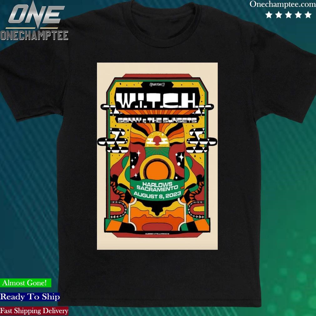 Official w.I.T.C.H Event 8 8 2023 Show Harlow'S Night Club Poster Shirt