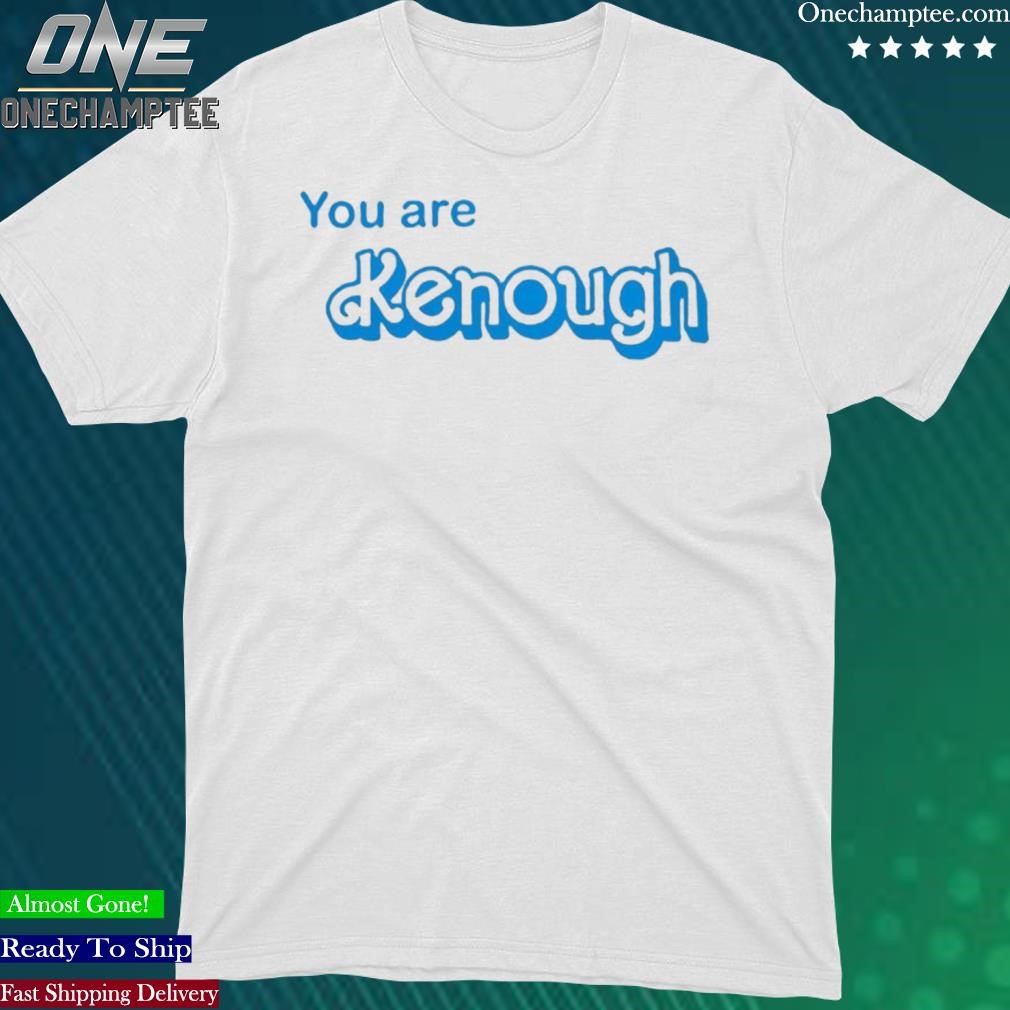 Official you Are Kenough Barbie Blue T-Shirt