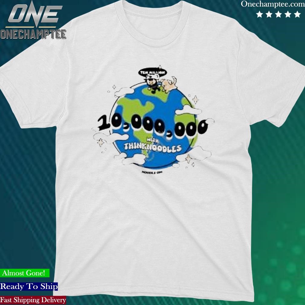 Official 10 Million Noodles Design Earth Shirt