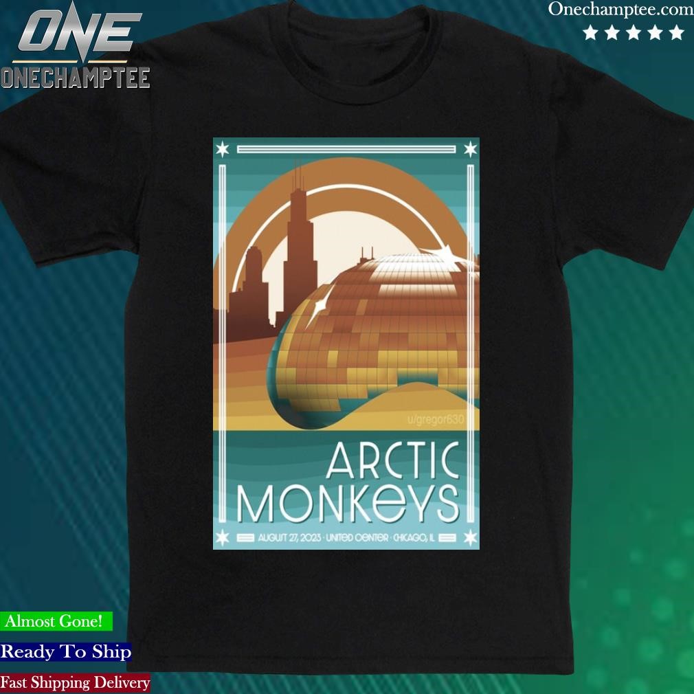 Official 2023 Arctic Monkeys Clarkston Tour Poster Shirt