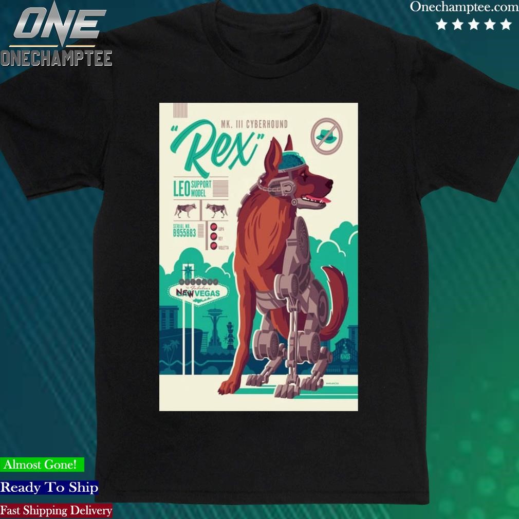 Official 2023 Rex Fabulous New Vega Event Poster Shirt