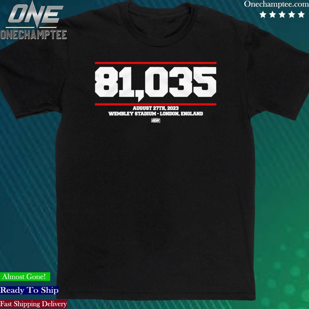Official aEW ALL IN - 81,035 Fans Shirt