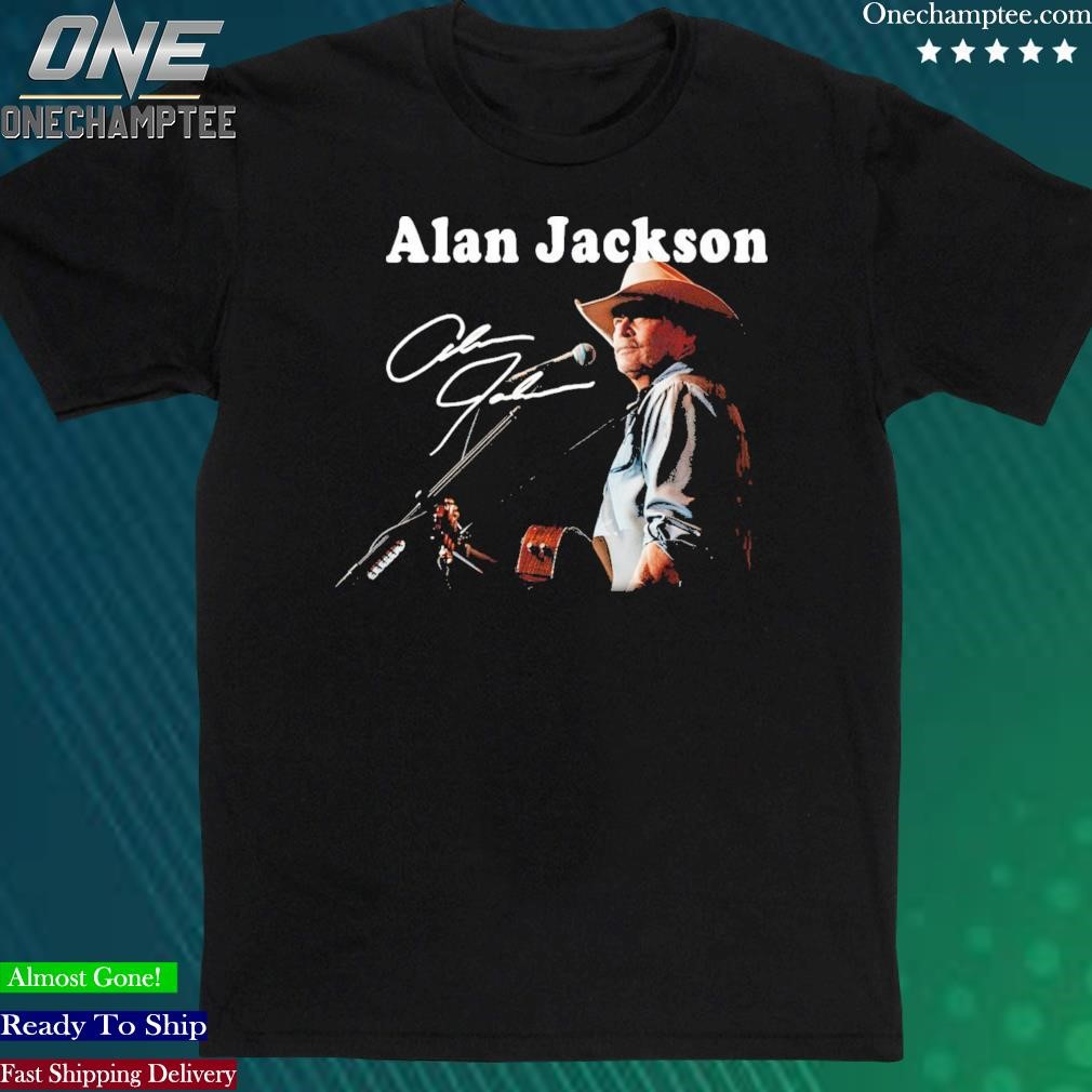Official alan Jackson Signature Shirt