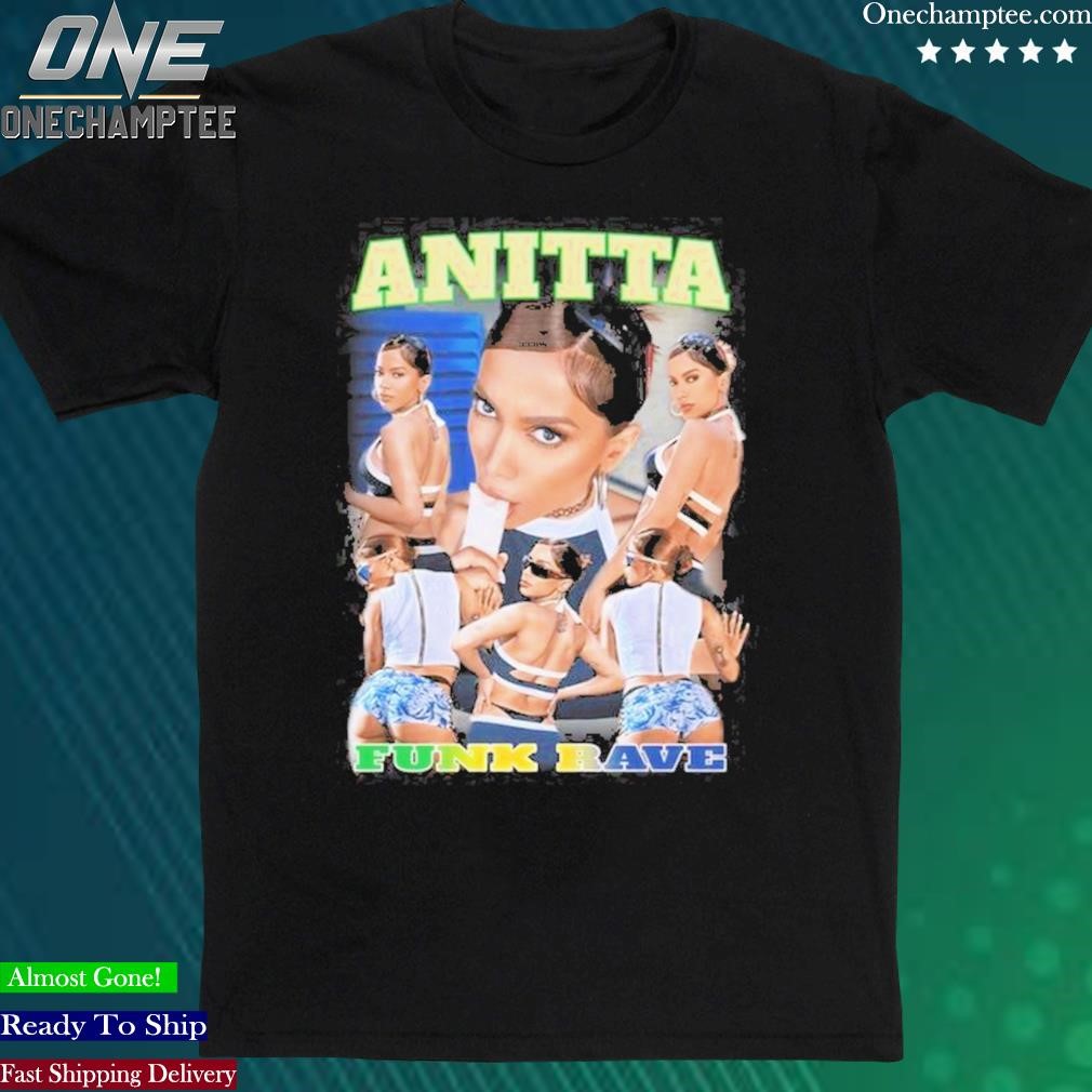 Official anitta Funk Rave Collage T-Shirt