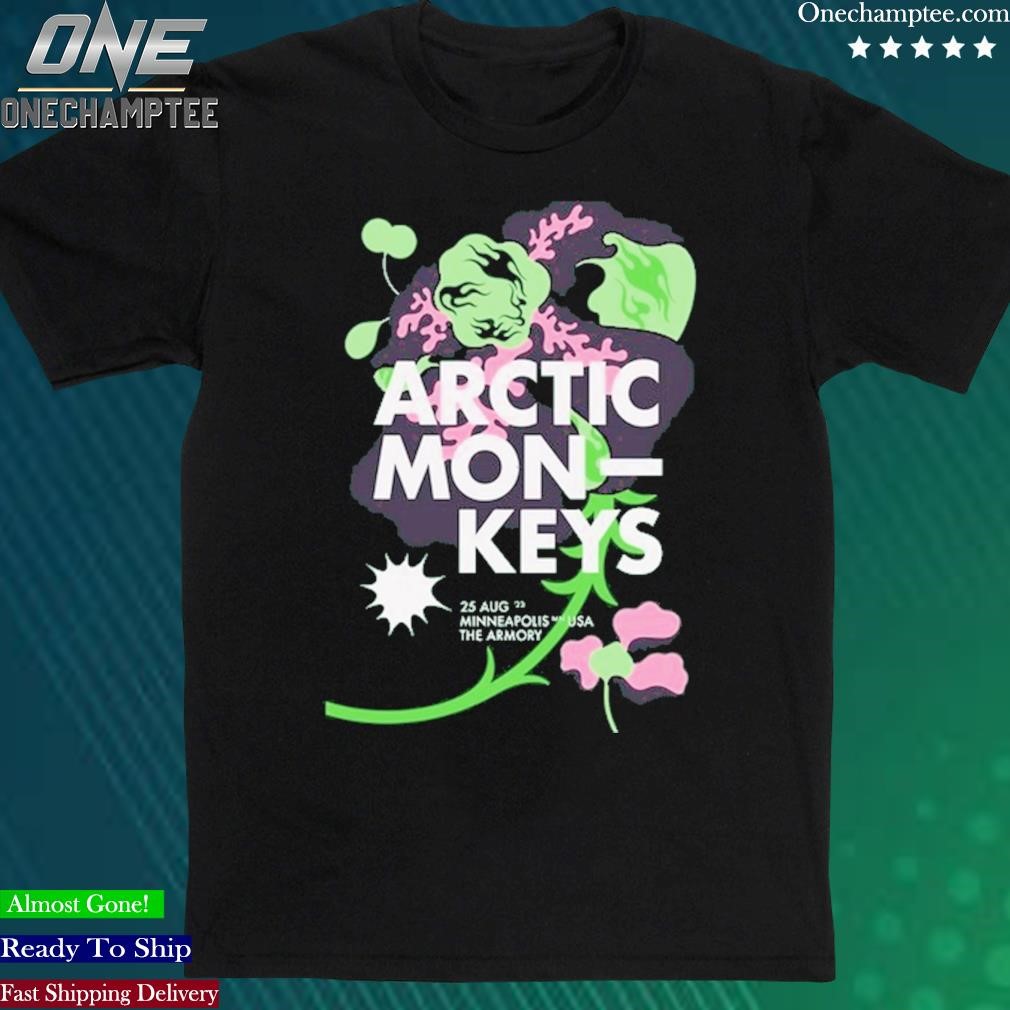 Official arctic Monkeys Minneapolis, MN Tour 2023 T-Shirt