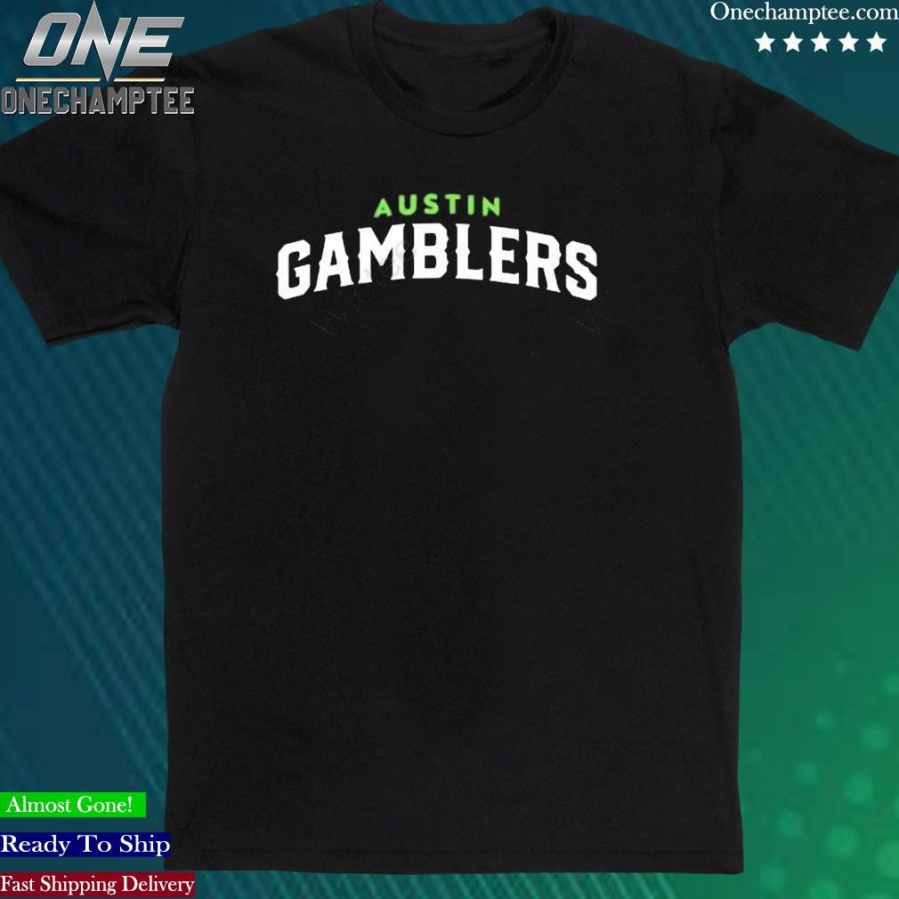 Official austin Gamblers Icon Shirt